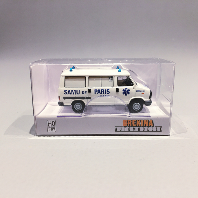 Peugeot J5 "SAMU de Paris" - BREKINA / SAI 7167 - HO 1/87