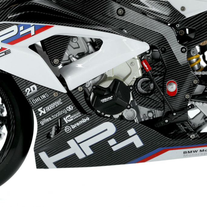 Moto BMW HP4 "Course", Kit pré-coloré - MENG MT004S - 1/9