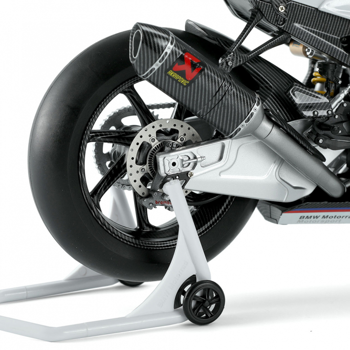 Moto BMW HP4 "Course", Kit pré-coloré - MENG MT004S - 1/9