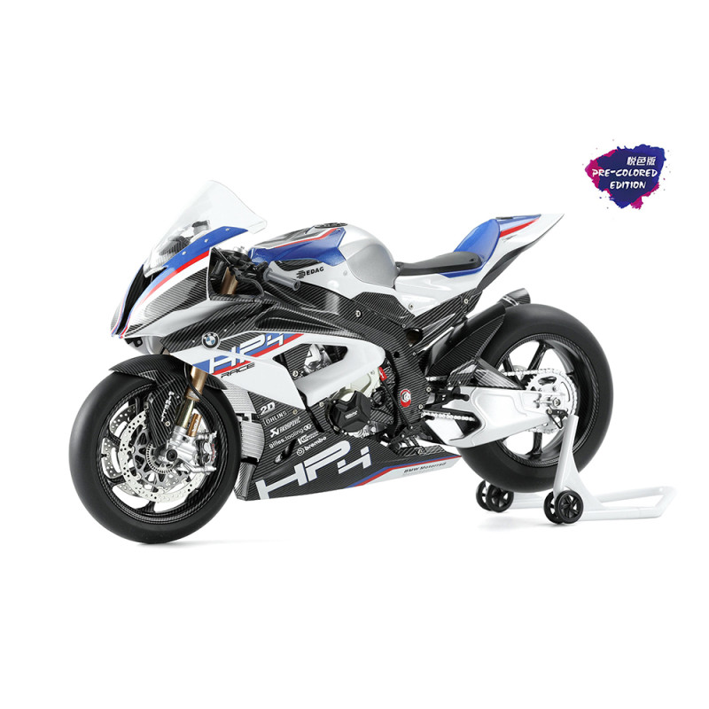 Moto BMW HP4 "Course", Kit pré-coloré - MENG MT004S - 1/9