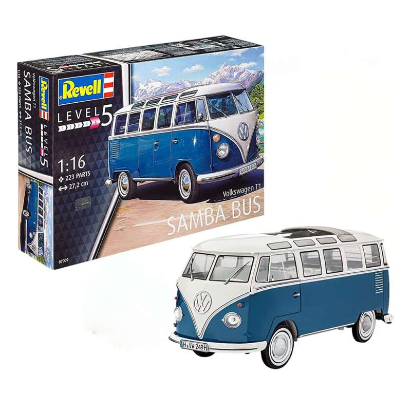 Volkswagen T1 Combi Split, Samba - REVELL 7009 - 1/16