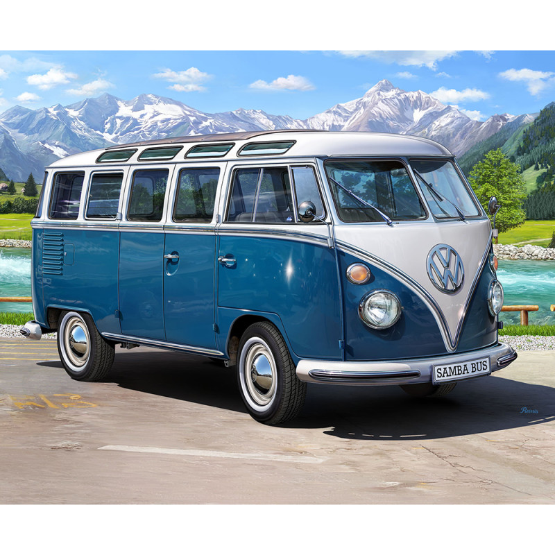 Volkswagen T1 Combi Split, Samba - REVELL 7009 - 1/16