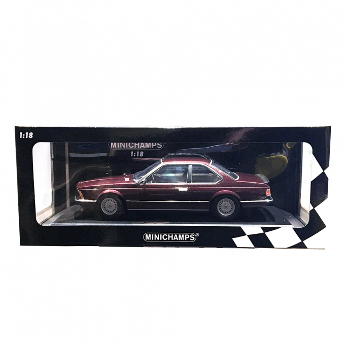 BMW 635 CSI, Bordeaux Métallisé - MINICHAMPS 155028105 - 1/18