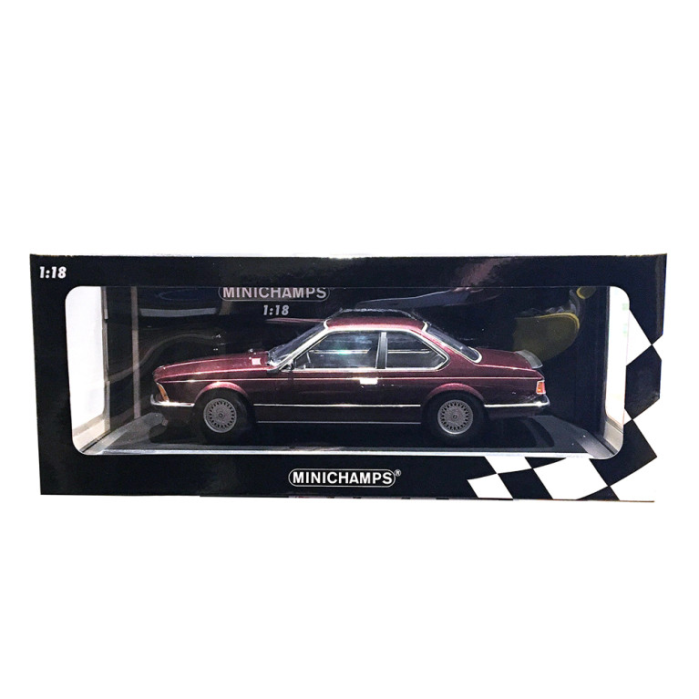 BMW 635 CSI, Bordeaux Métallisé - MINICHAMPS 155028105 - 1/18
