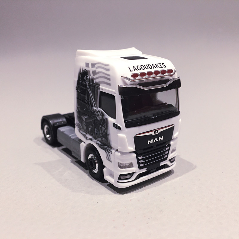 Camion Tracteur, MAN TGX GX, "LAGOUDAKIS 6" - HERPA 315722 - 1/87