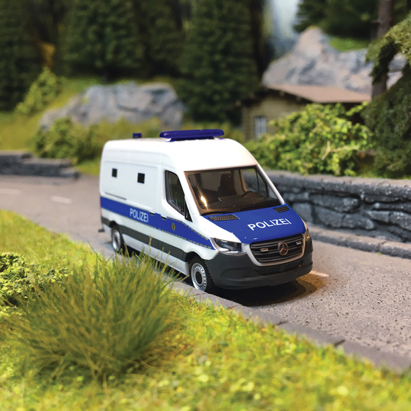 Mercedes Sprinter 18 Police - HERPA 96492 - 1/87