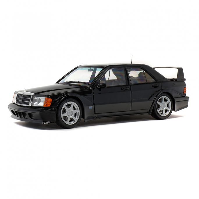 Mercedes 190 EVO II, Noire, 1990 - SOLIDO S1801001 - 1/18