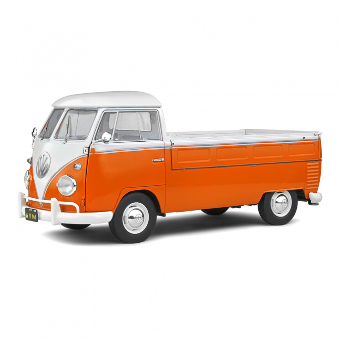 VW T1 Combi Split Pick Up "Surf", Orange, 1950 - SOLIDO S1806701 - 1/18