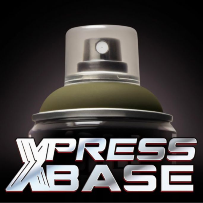 Spray XPRESSBASE, Apprêt "Olive Drab"400ml - P.AUGUST FXGM04