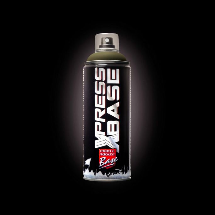 Spray XPRESSBASE, Apprêt "Olive Drab"400ml - P.AUGUST FXGM04