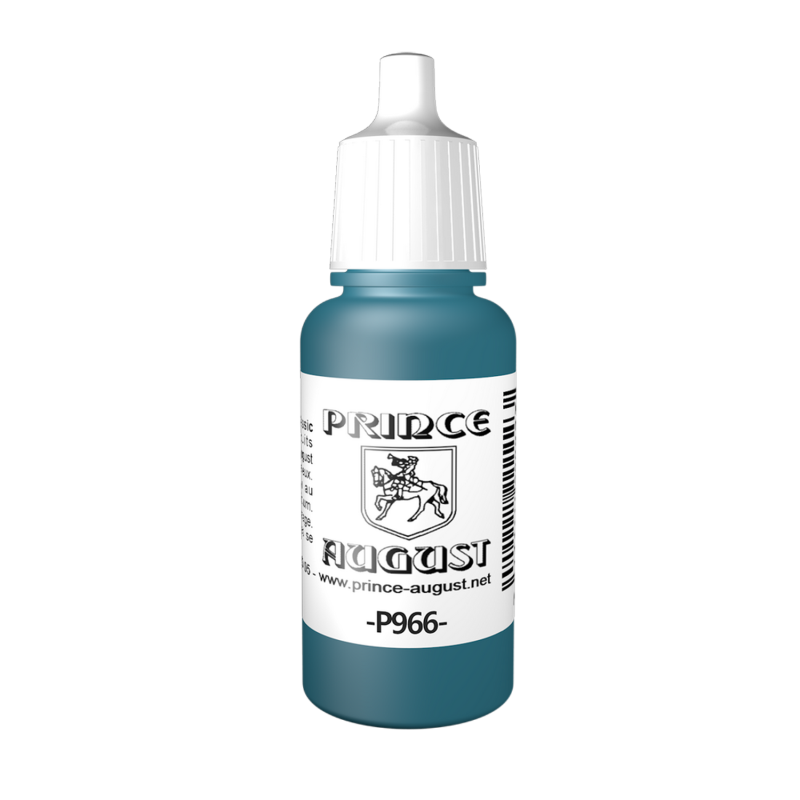 Peinture Acrylique, 17ml, Turquoise - PRINCE AUGUST P966-69