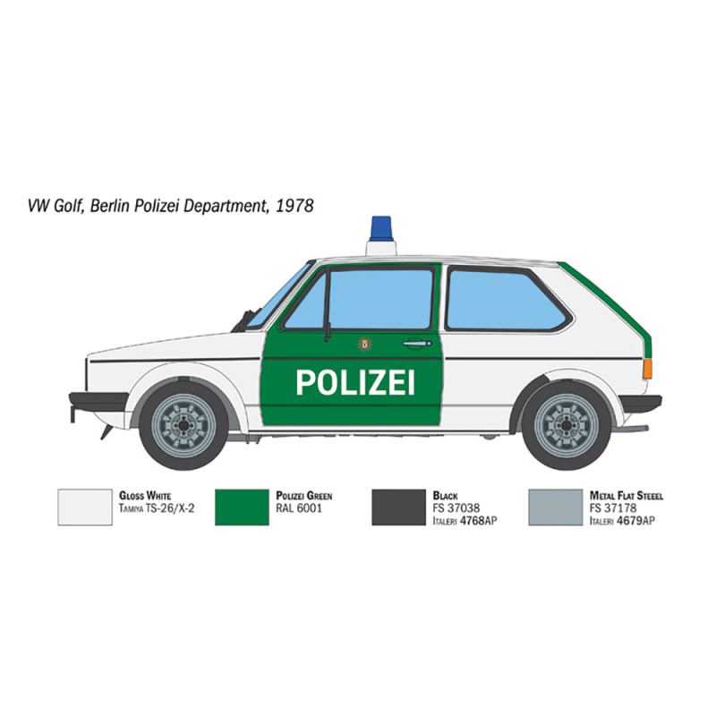 Golf 1 "Polizei" - ITALERI 3666 - 1/24