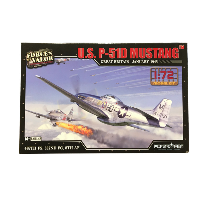 Chasseur Américain P-51D Mustang, 1945 - WALTERSONS 873010A - 1/72