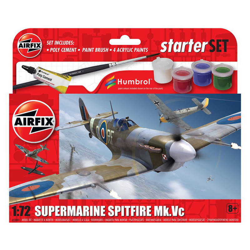 Chasseur, Supermarine Spitfire MkVc - AIRFIX A55001 - 1/72