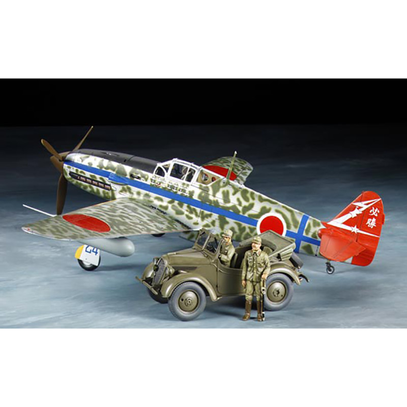 Combo Kawasaki Ki-61-Id Hien et le véhicule Kurogane - TAMIYA 25203 - 1/48