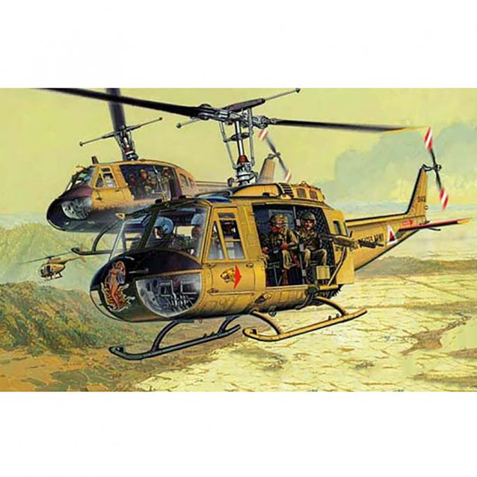Hélicoptère, UH-1D Huey - DRAGON 3538 - 1/35