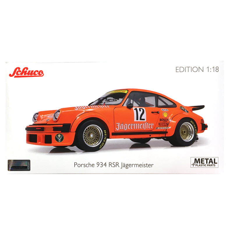 Porsche 934 RSR, Jägermeister - SCHUCO 450034400 - 1/18