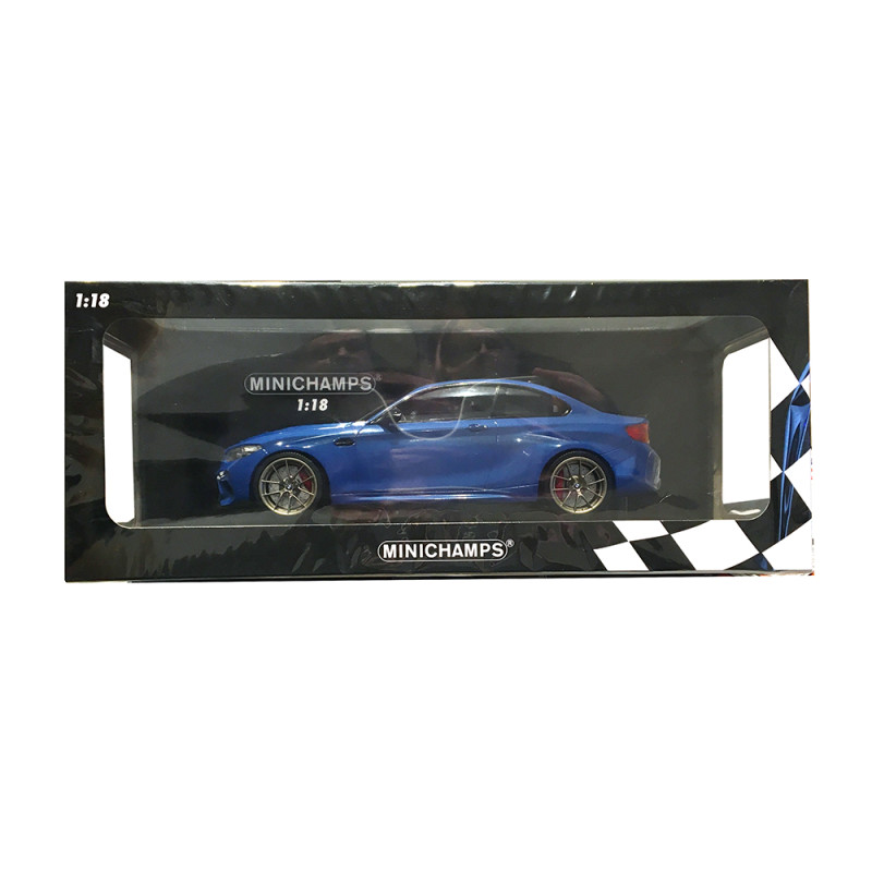 BMW M2 CS 2020, Bleu Nacré - MINICHAMPS 155021027 - 1/18