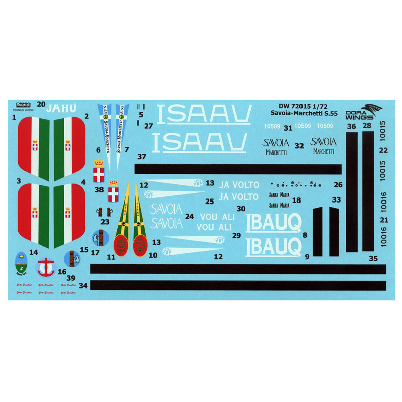 Hydravion, Savoia-Marchetti S.55 Vol Record - DORA WINGS 72015 - 1/72