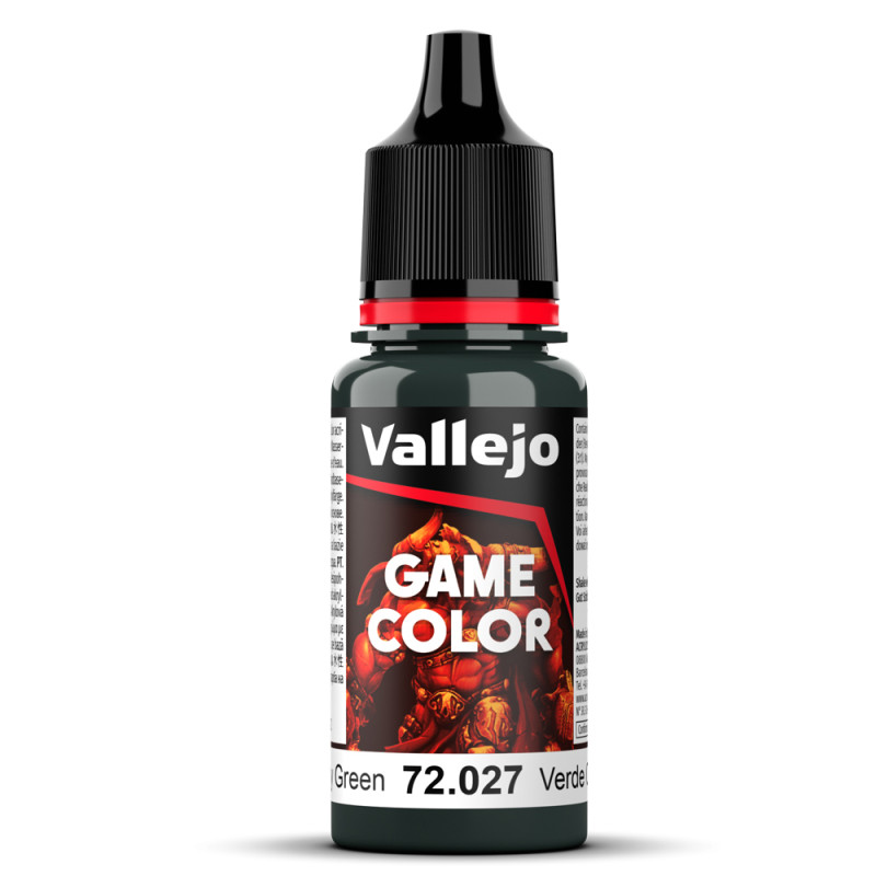 Peinture Acrylique, 17ml, Vert "Scorbut" - VALLEJO 72027