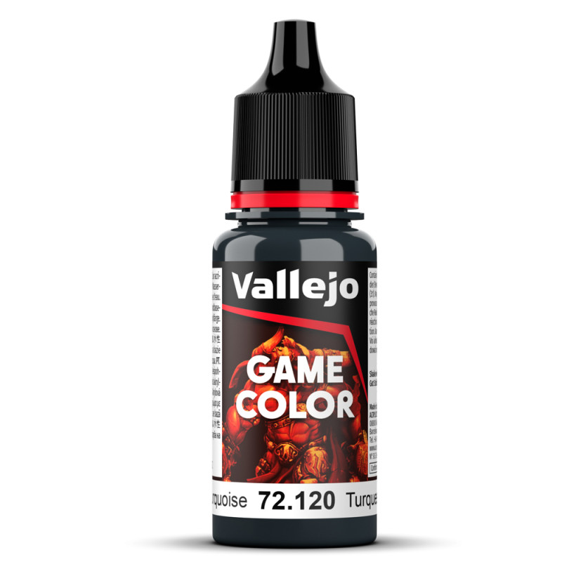 Peinture Acrylique, 17ml, Turquoise Abyssal - VALLEJO 72120