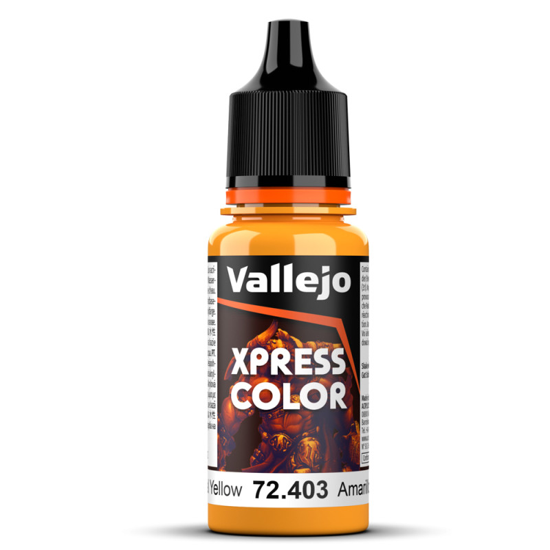 Peinture Acrylique, 17ml, Jaune Impérial - VALLEJO 72403