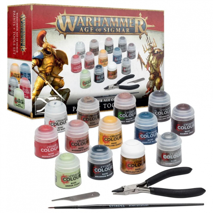 Warhammer Age of Sigmar : Set Peintures + Outils - WARHAMMER 80-17