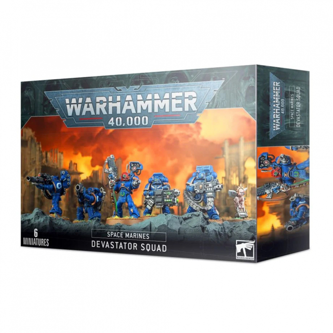 Warhammer 40,000 : Space Marines / Devastator Squad - WARHAMMER 48-15