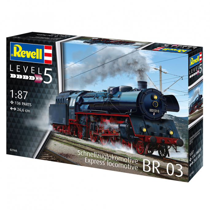 Locomotive Vapeur BR03 - REVELL 2166 - 1/87