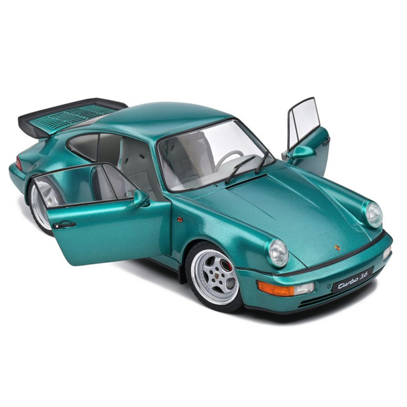 Porsche 964 Turbo, Wimbledon Green 1991 - SOLIDO S1803407 - 1/18