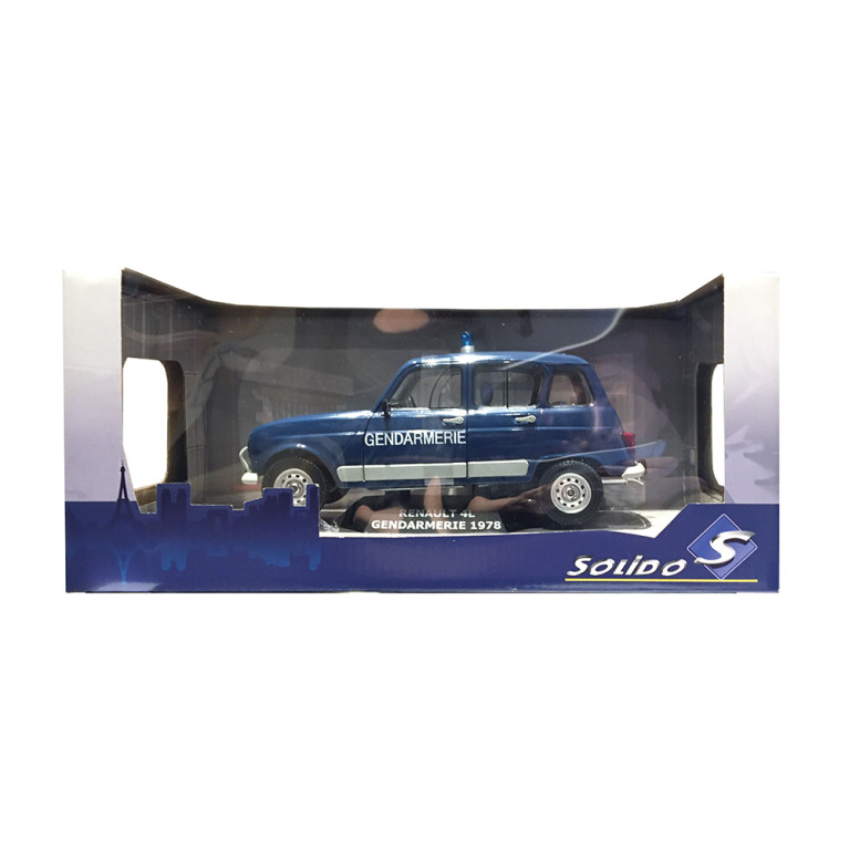 Renault 4L, GTL, Gendarmerie, 1978 - SOLIDO S1800104 - 1/18