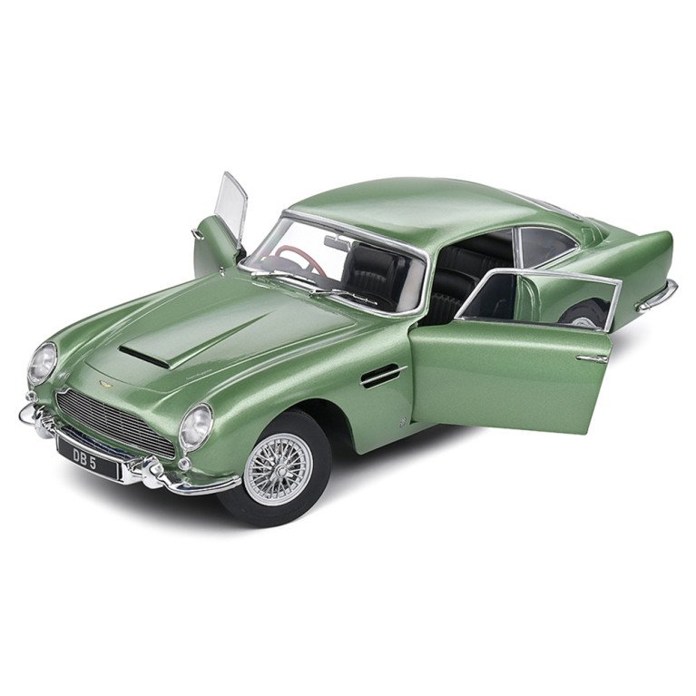 Aston Martin DB5, Porcelain Green, 1964 - SOLIDO S1807102 - 1/18