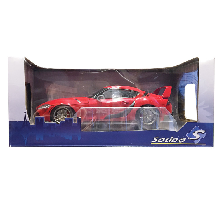 Toyota Supra GR 2023, Street Fighter, Rouge Pr - SOLIDO S1809001 - 1/18