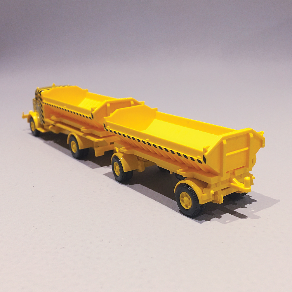 Camion Avec Benne Wiking - Hanomag Henschel à L'échelle 1/87 (H0) - Neuf Sous Boîte, Modèle Détaillé
