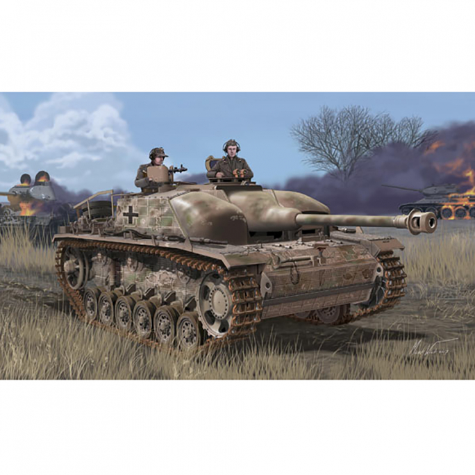 Tank StuG III Ausf.G Blindage Béton - DRAGON 6891 - 1/35