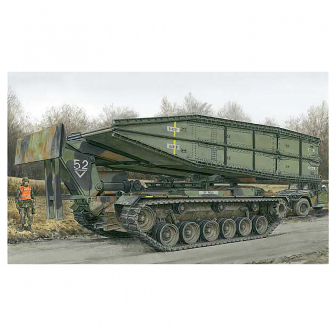 Pont de lancement de véhicule blindé M48 (AVLB) - DRAGON 3606 - 1/35