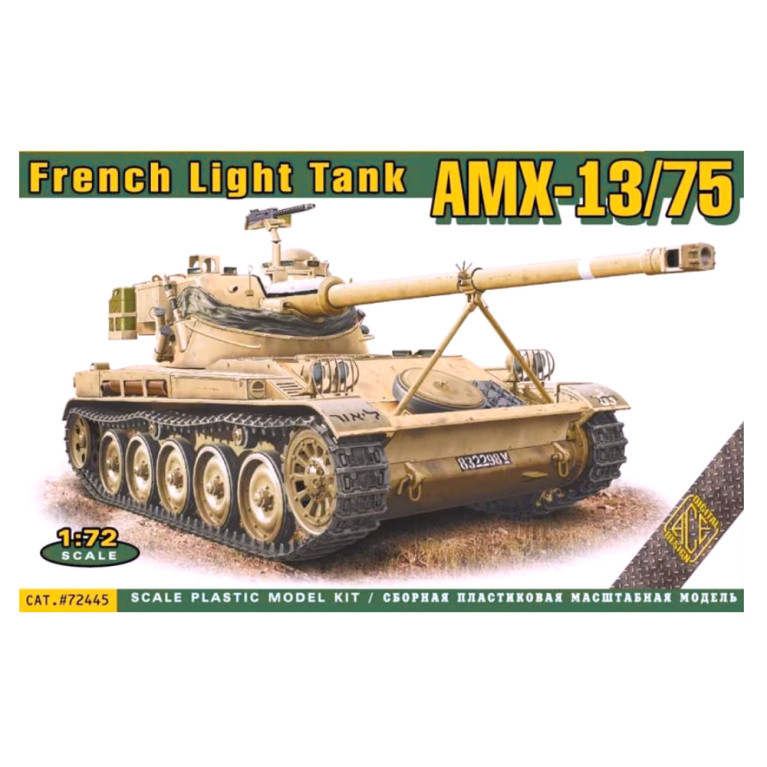 Char Français léger, AMX-13/75 - ACE 72445 - 1/72