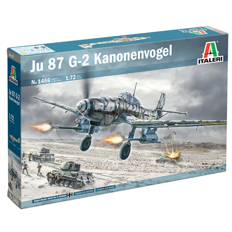 Bombardier Ju 87 G-2 Kanonenvogel - ITALERI 1466 - 1/72