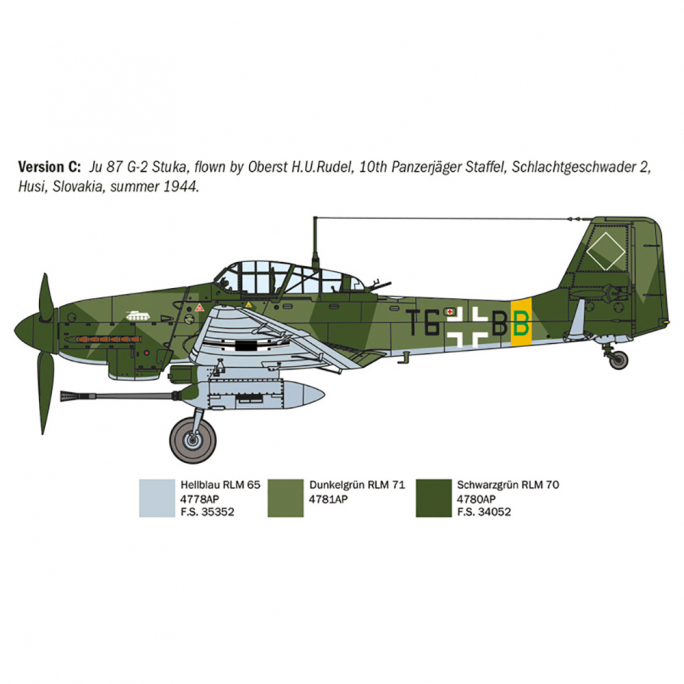 Bombardier Ju 87 G-2 Kanonenvogel - ITALERI 1466 - 1/72