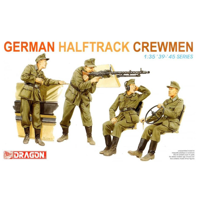 Equipage Halftrack Allemand - DRAGON 6193 - 1/35