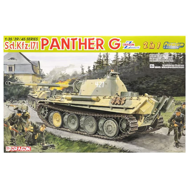 Char / Panzer Sd.kfz.171 Panther G - DRAGON 6602 - 1/35