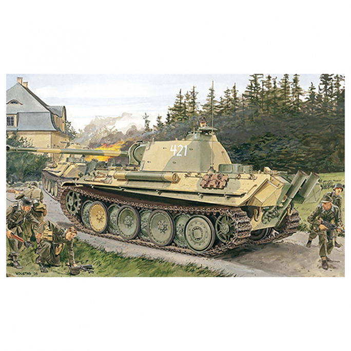 Char / Panzer Sd.kfz.171 Panther G - DRAGON 6602 - 1/35