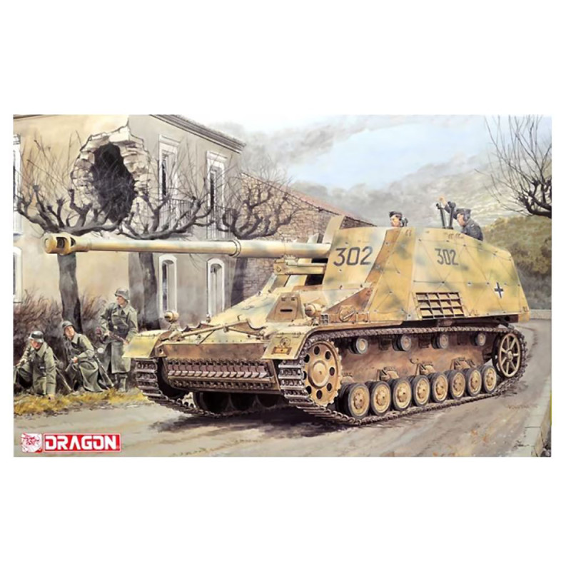 Char Sd.Kfz.164 Hornisse (Nashorn, ancienne variante) - DRAGON 6414 - 1/35