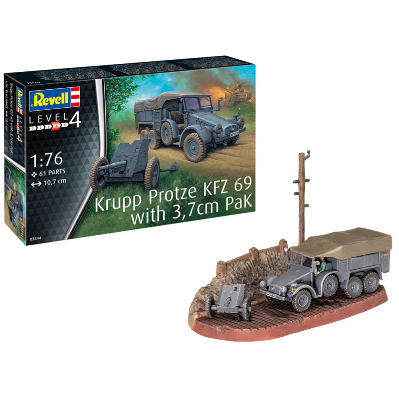 Véhicule léger Krupp Protze KFZ 69 - REVELL 3344 - 1/76