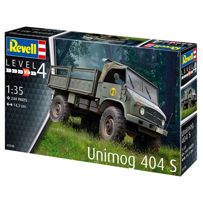 Camion Militaire Unimog 404 S - REVELL 3348 - 1/35