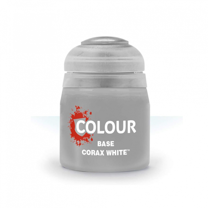 Peinture Base Corax White, 12ml - CITADEL 21-52