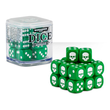 Cube de 20 dés Vert - WARHAMMER 65-36 V