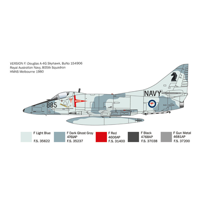 Douglas A-4E/F/G Skyhawk - ITALERI 2826 - 1/48