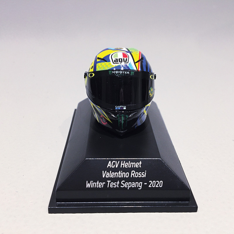 Casque Valentino Rossi Test Sepang 2020 - MINICHAMPS 399 200066 - 1/8