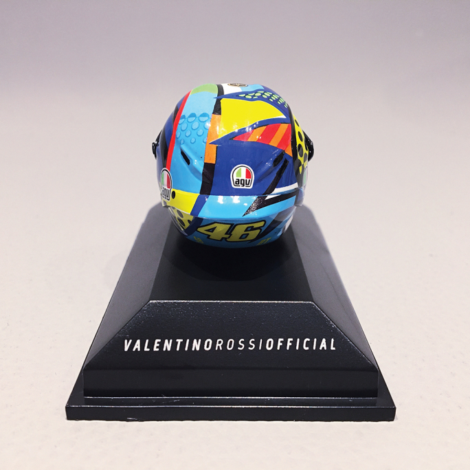 Casque Valentino Rossi Test Sepang 2020 - MINICHAMPS 399 200066 - 1/8